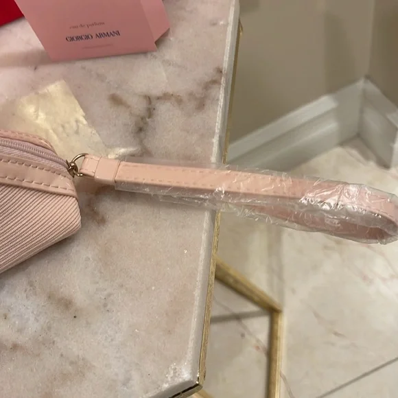 Giorgio Armani, pink zip around cosmetic bag - Picture 5 of 11